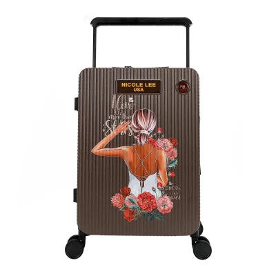 20″ RIBBED CARRY-ON SUITCASE