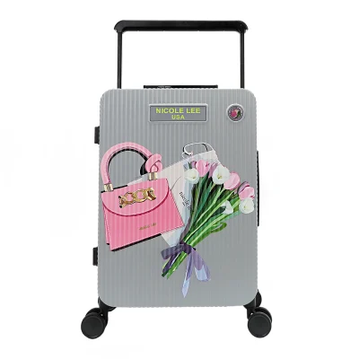 20″ RIBBED CARRY-ON SUITCASE