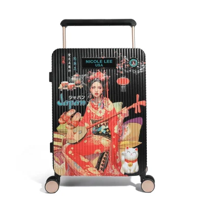20″ RIBBED CARRY-ON SUITCASE