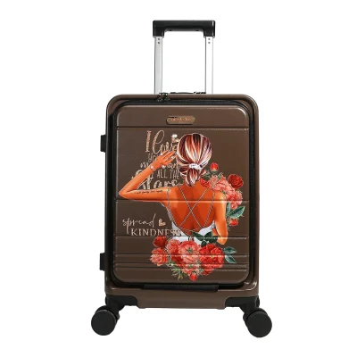 20″ STRIPE CARRY-ON SUITCASE
