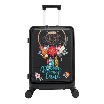 20″ STRIPE CARRY-ON SUITCASE