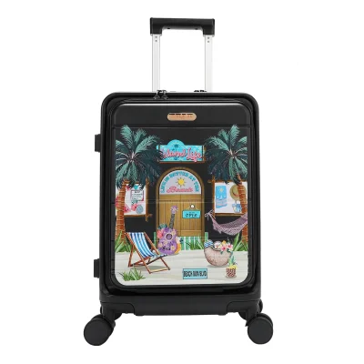 20″ STRIPE CARRY-ON SUITCASE