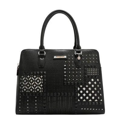 GEOMETRIC CUTOUT HANDBAG