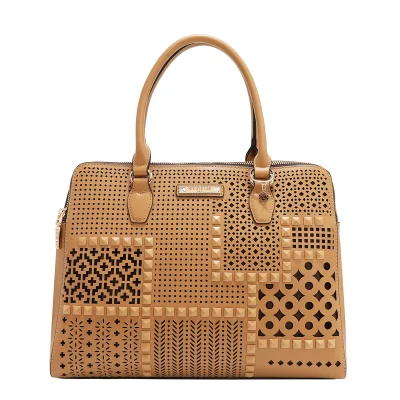 GEOMETRIC CUTOUT HANDBAG