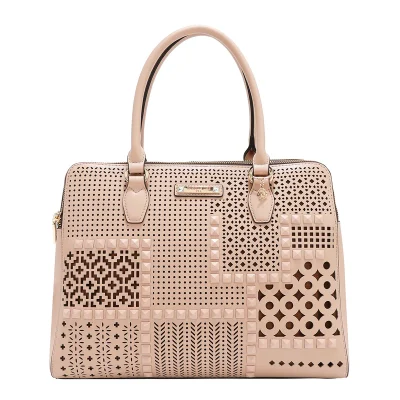 GEOMETRIC CUTOUT HANDBAG
