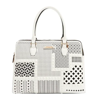 GEOMETRIC CUTOUT HANDBAG
