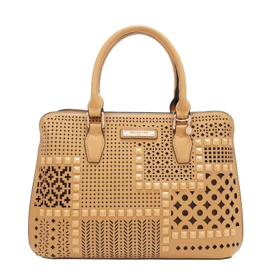 GEOMETRIC CUTOUT DOME BAG