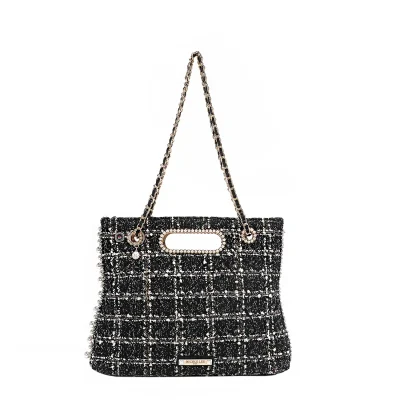 TWEED CLUTCH BAG